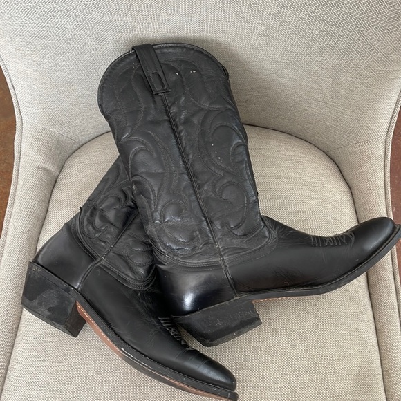 Other - Laredo Fox Lea Vamp Men's Western Cowboy Boots!